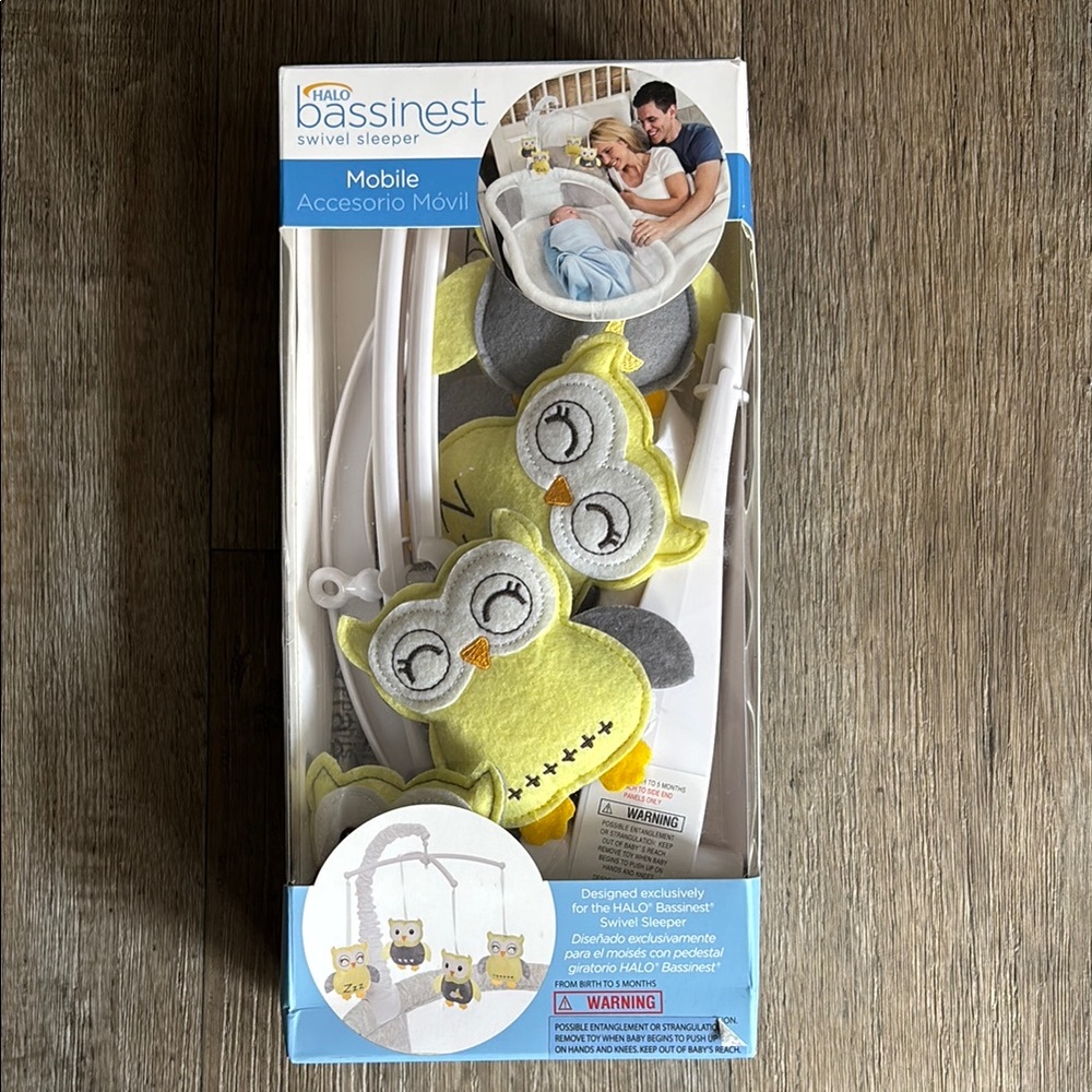 Halo Bassinest Mobile with Owl Design baby bassinet animal toy
